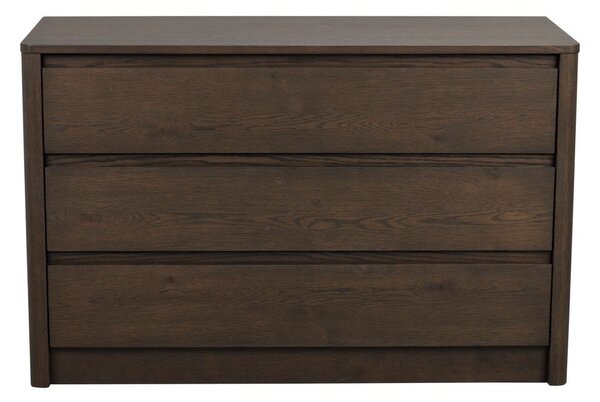 Скрин от декор от дъб в тъмно естествен цвят 110x70x45 cm Melstone – Rowico