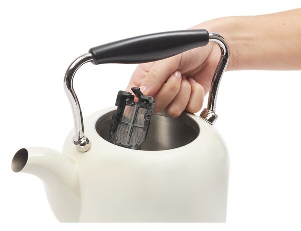 Кремава електрическа кана от неръждаема стомана 1,5 l Highclere – Haden