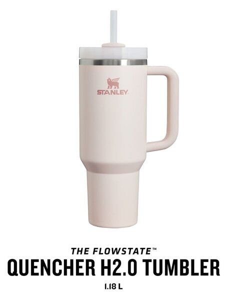 Светлорозов термос 1,18 l Quencher H2.O FlowState – Stanley