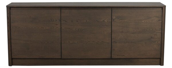 Скрин от декор от дъб в тъмно естествен цвят 180x70x40 cm Melstone – Rowico