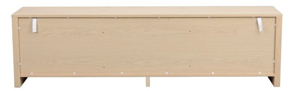 Скрин от декор от дъб в светло естествен цвят 180x50x40 cm Melstone – Rowico