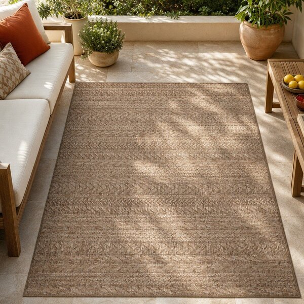 Кафяв килим за открито , 120 x 170 cm Granado - NORTHRUGS