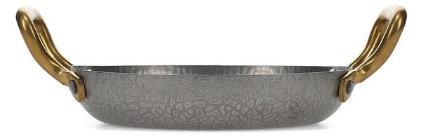 Z terazza чиния за сервиране в сребрист цвят ø 18 cm Serve – BonBistro