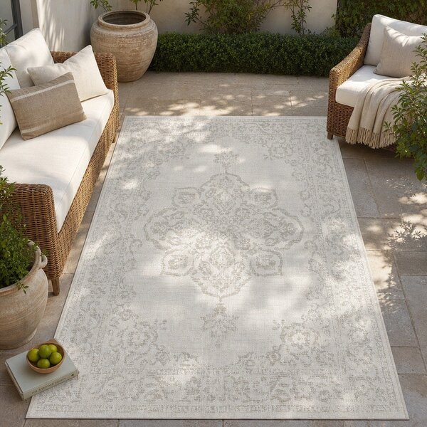 Бежов килим за открито , 120 x 170 cm Tilos - NORTHRUGS