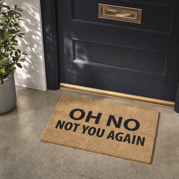 Изтривалка от кокосови влакна 40x60 cm Not You Again – Artsy Doormats