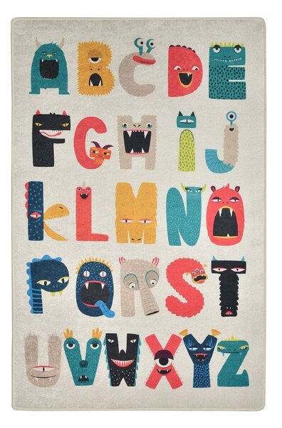 Детски килим подходящ за пране 100x160 cm Alphabet – Mila Home