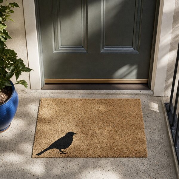 Изтривалка от кокосови влакна 40x60 cm Bird – Artsy Doormats