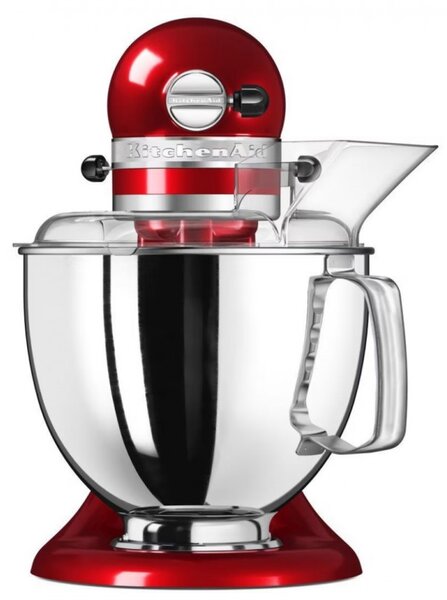 Планетарен миксер KitchenAid Artisan Elegance 5KSM175PSECA, 300W, 4.8 л, Direct drive, 10 скорости, Червен