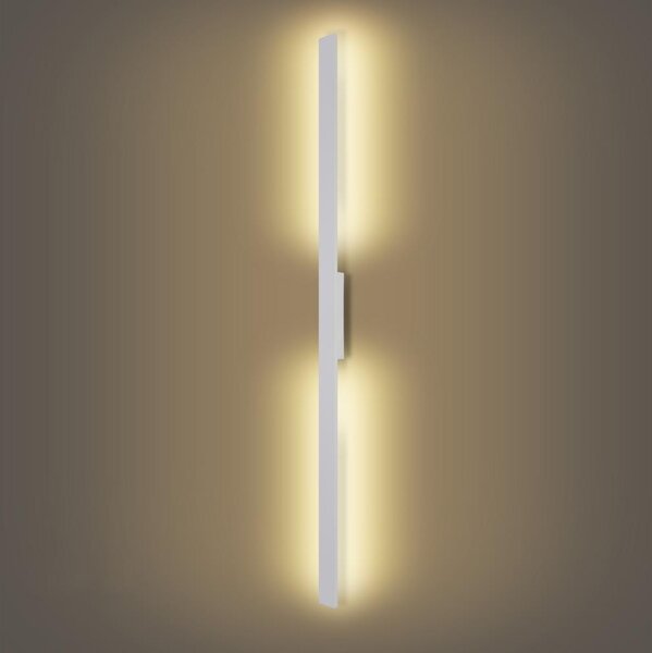 Brilagi - LED външна стенна лампа LUNA 30W/230V 3000K IP65 150 cm бяла CRI 90