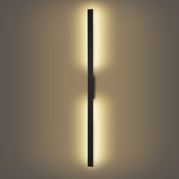 Brilagi - LED външен стенен осветител LUNA LED/30W/230V 3000K IP65 150 cm черен CRI 90