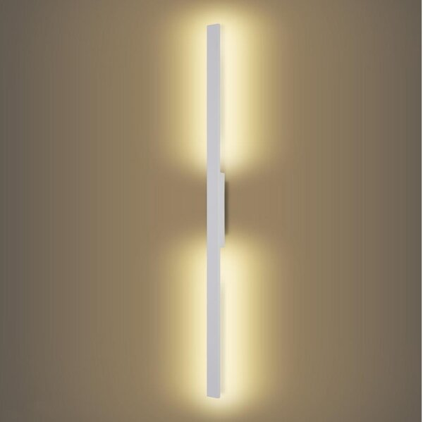 Brilagi - LED външно стенно осветително тяло LUNA LED/24W/230V 3000K IP65 100 cm бяло CRI 90