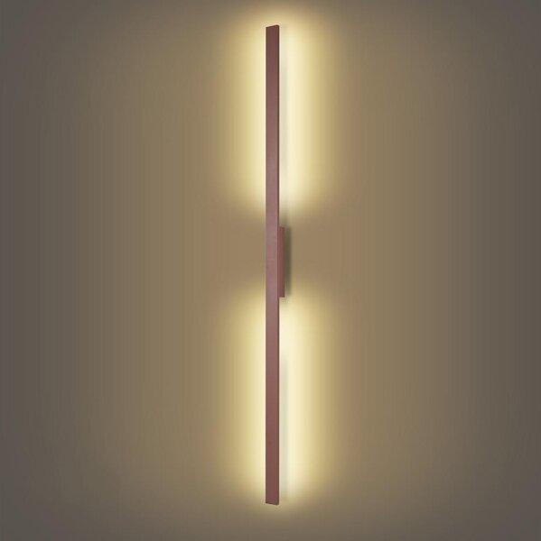 Brilagi - LED външно стенно осветително тяло LUNA LED/30W/230V 3000K IP65 150 cm кафяво CRI 90