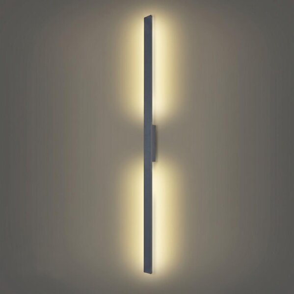 Brilagi - LED външно стеново осветително тяло LUNA LED/30W/230V 4000K IP65 150 cm антрацит CRI 90