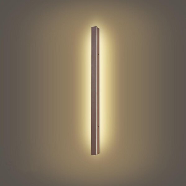 Brilagi-LED Външен стенен осветител LINEAR LED/22W/230V 3000K IP65 100 см кафяв CRI 90