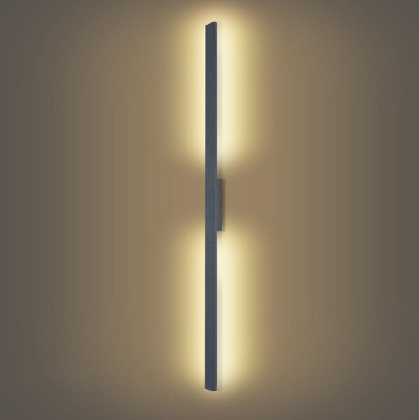 Brilagi - LED външна стенна лампа LUNA LED/30W/230V 3000K IP65 150 cm антрацит CRI 90