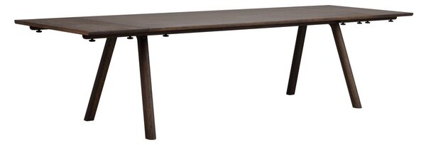 Сгъваема трапезна маса от масивен дъб 95x220 cm Clapperton – Rowico