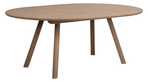Кръгла сгъваема трапезна маса от масивен дъб ø 140 cm Clapperton – Rowico