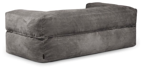 Пуф от рипсено кадифе в тухлен цвят Sofa MooG – SLOWDOWN