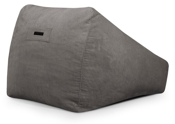 Черен пуф от рипсено кадифе Sofa Snug – SLOWDOWN