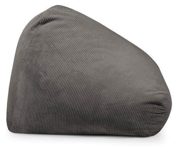 Черен пуф от рипсено кадифе Sofa Snug – SLOWDOWN