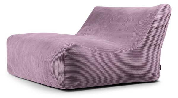 Лилав пуф от рипсено кадифе Sofa Lounge – SLOWDOWN