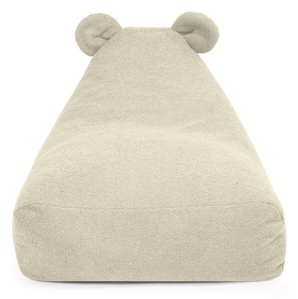 Кремав детски пуф от букле Snug 80 Bear – SLOWDOWN