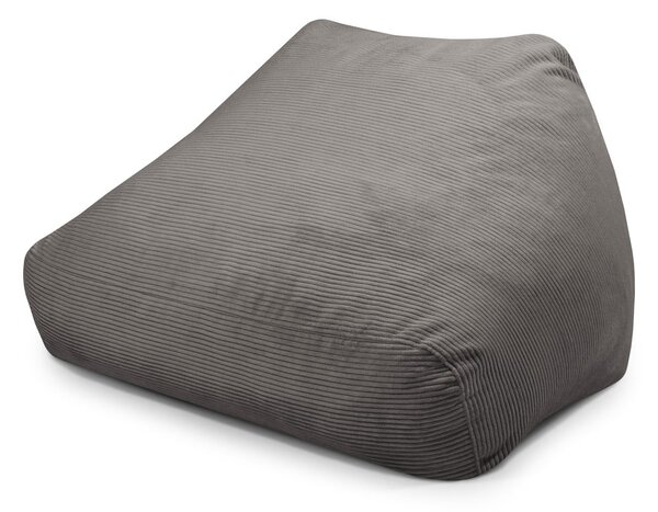 Тъмносив пуф от рипсено кадифе Sofa Snug – SLOWDOWN