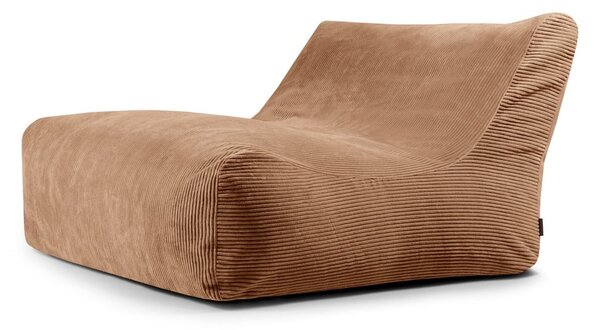Кафяв пуф от рипсено кадифе Sofa Lounge – SLOWDOWN
