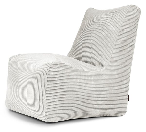 Кремав пуф от рипсено кадифе Seat Lounge – SLOWDOWN