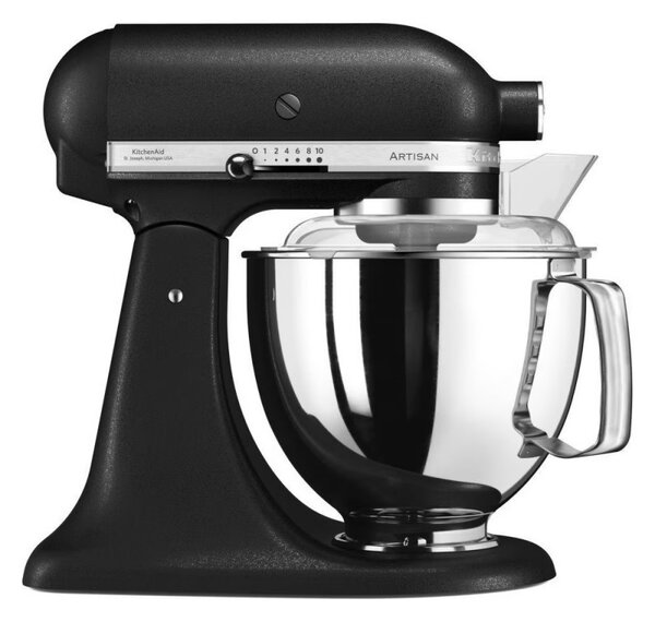 Планетарен миксер KitchenAid Artisan Elegance 5KSM175PSEBK, 300 W, 4.8 л, Direct drive, 10 скорости, Черен мат