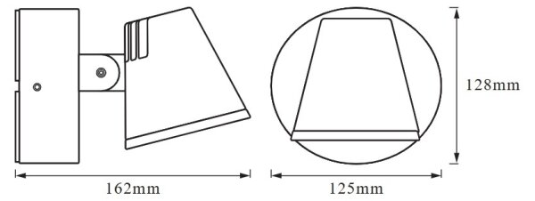 Osram - Външна стенна лампа ENDURA STYLE LED/13,5W/230V IP44