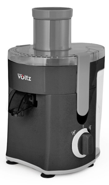 Сокоизстисквачка Oliver Voltz OV51160C, 400W, 600 мл, 2 степени, Голям отвор, Контейнер за отпадъци, Тиха, Черен