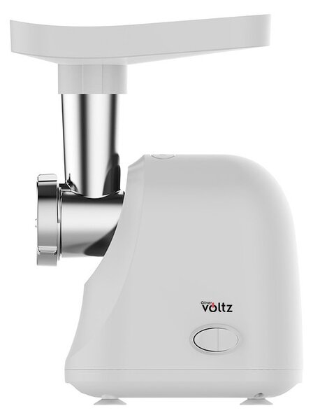 Месомелачка Oliver Voltz OV51991G, 800W, Обратен ход, Приставка за домати, Приставки 5 и 7 мм, Неръждаема стомана, Бял