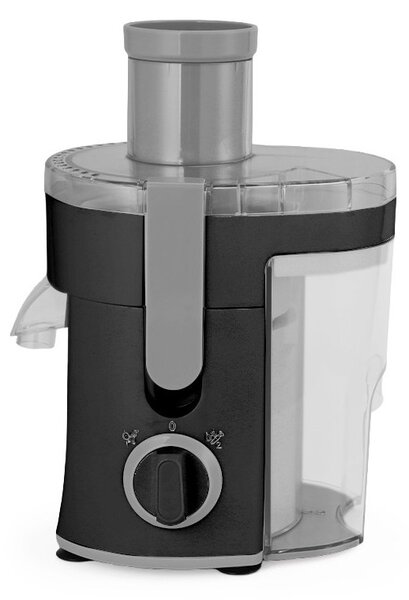 Сокоизстисквачка Oliver Voltz OV51160C, 400W, 600 мл, 2 степени, Голям отвор, Контейнер за отпадъци, Тиха, Черен