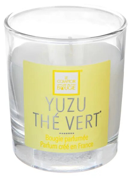 Ароматна свещ atmosphera Elea, Yuzu, Стъкло, 190 g - Rose
