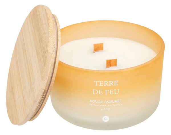 Ароматна свещ atmosphera Sana, Стъкло, 420 g - Terre des Merveilles