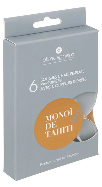 Ароматни чаени свещи atmosphera Izor, 6 бр - Jasmine