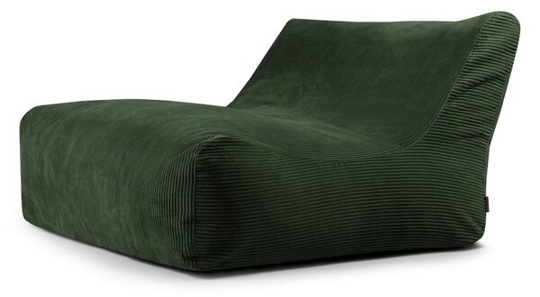 Зелен пуф от рипсено кадифе Sofa Lounge – SLOWDOWN