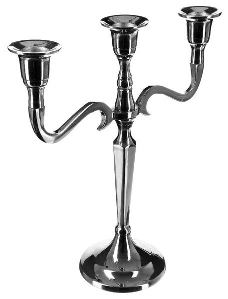 Свещник 3-раменен atmosphera, Метал, 27 cm - Златен