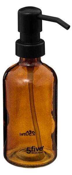 Дозатор за сапун 5five Glass, 250 ml - Прозрачно