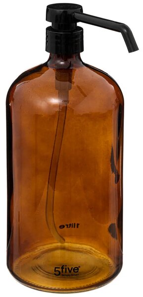 Дозатор за сапун 5five Glass, 1 L - Прозрачно