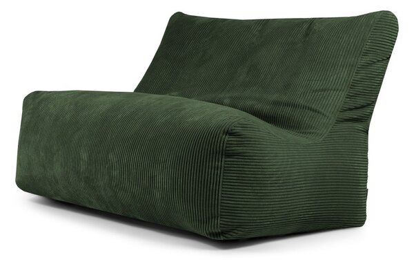 Зелен пуф от рипсено кадифе Sofa Seat Lounge – SLOWDOWN