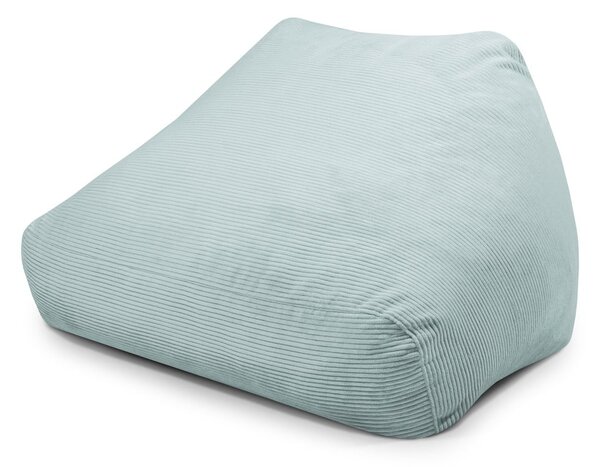Пуф от рипсено кадифе в цвят мента Sofa Snug – SLOWDOWN