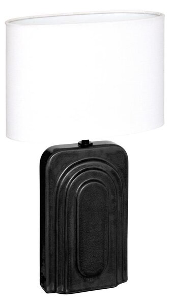Atmosphera - Настолна лампа MONIA 1xE14/60W/230V черна/бяла