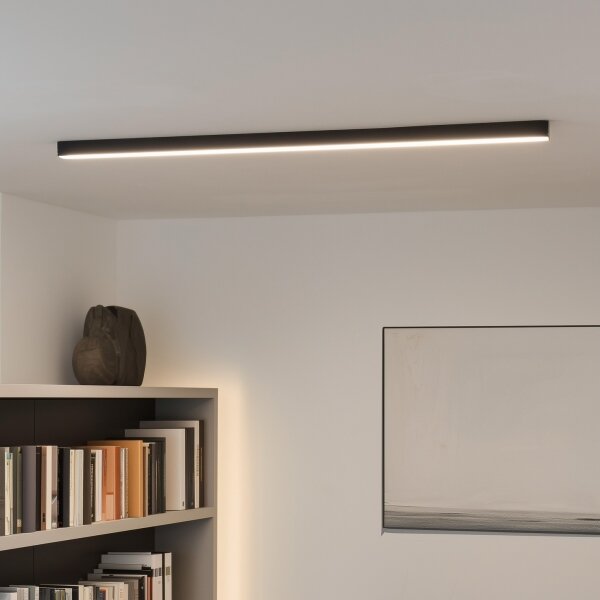 LED таванен плафон ALLDAY BASIC LED/20/30/40W/230V 2700/4000/6000K 120 cm черен