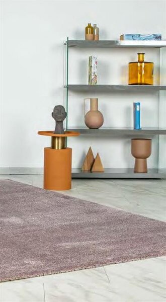 Килим LALEE Trendy Uni 400, 160x230 см, пастелно лилаво