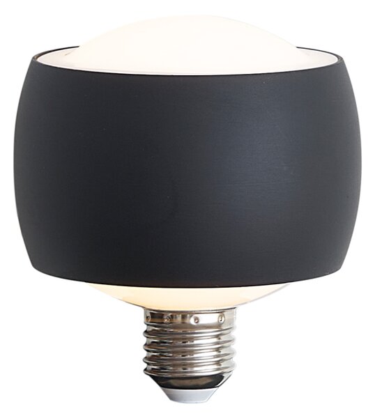 E27 LED декоративна крушка черна 6W 370 lm 3000K