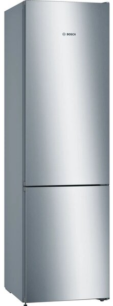 Хладилник с фризер Bosch KGN39VLEB SER4, клас E, 368л. общ обем, свободностоящ, 238 kWh/годишно, инокс