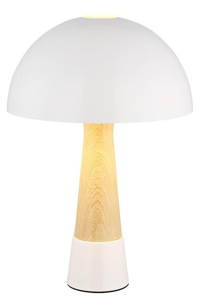Globo 51570122 - Настолна лампа PAULIN 1xE27ILLU/40W/230V бяла