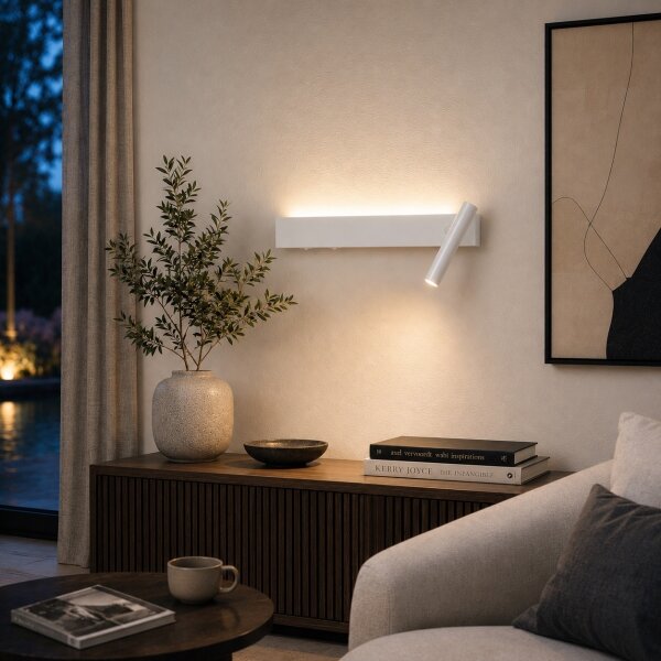 Brilagi - LED стенен спот ARLIX LED/3W/230V + LED/7W бял CRI 90